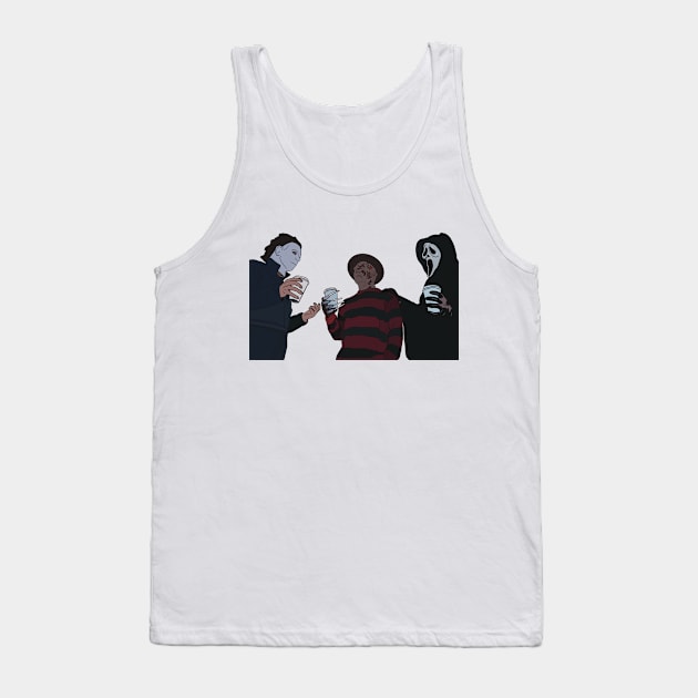 Horror And Coffee Tank Top by SturgesC